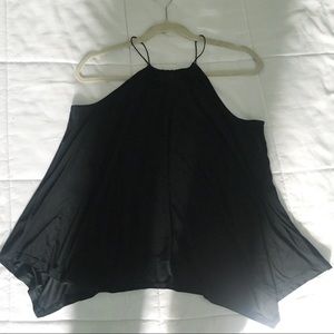 Express halter stretch black blouse size S